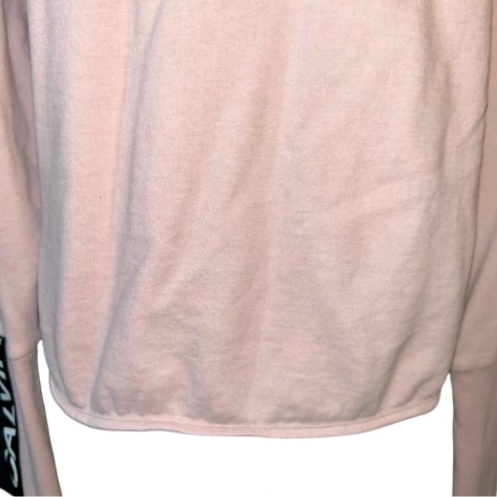 Calvin Klein Women’s Small Performance Light Mauve  Zip-Up Drop Shoulder Hoodie - Picture 13 of 16